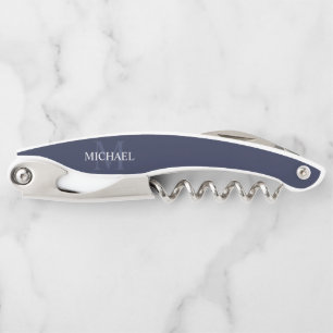 Personalized Monogram and Name Waiter's Corkscrew