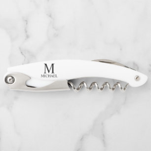 Personalized Monogram and Name Waiter's Corkscrew