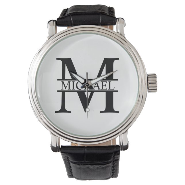 Personalized Monogram and Name Watch (Front)