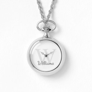 Personalized Monogram and Name Watch
