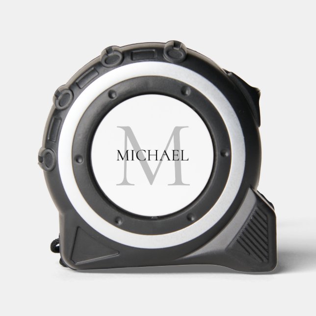 Personalized Monogram and Name White 1 (Front)