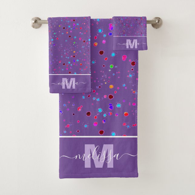 Personalized Monogram  Bath Towel (Insitu)
