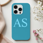 Personalized Monogram Blue Initial Phone Case<br><div class="desc">Show off your unique style with this Personalized Monogram Blue Initial Phone Case! Designed to protect your phone while making a statement, this case features a sleek and modern design, showcasing your initial in a stunning blue hue. Perfect for everyday use or as a thoughtful gift for friends and family,...</div>