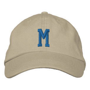 Personalized Monogram Bold Initial Embroidered Hat