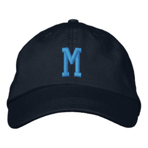 Personalized Monogram Bold Initial Embroidered Hat