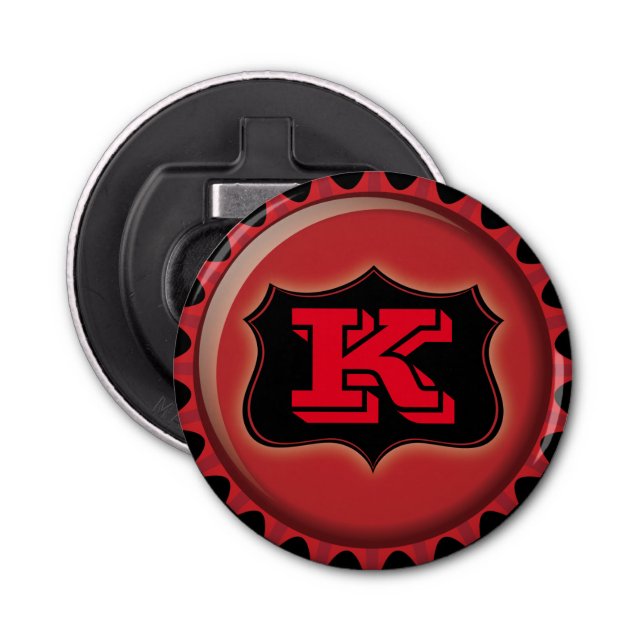 Personalized Monogram Bottle Opener (Front)