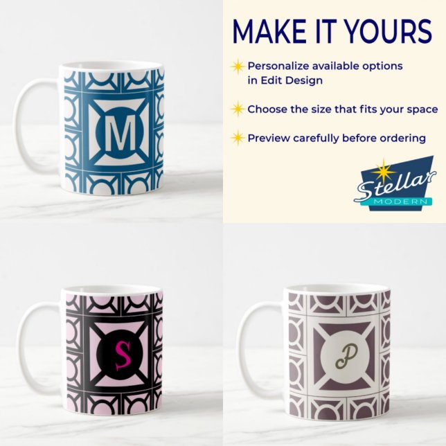 Personalized Monogram Breeze Block Mug (Creator Uploaded)