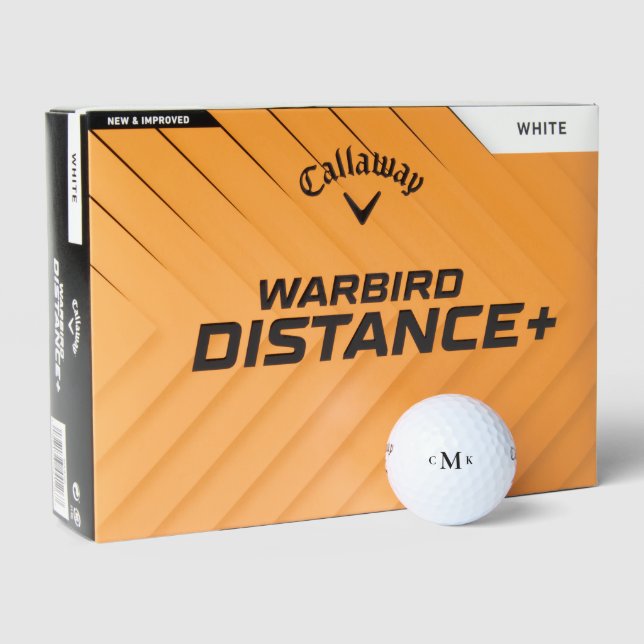 Personalized Monogram Callaway Warbird Golf Balls (Packaging)