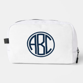 Personalized Monogram Canvas Zipper Pouch
