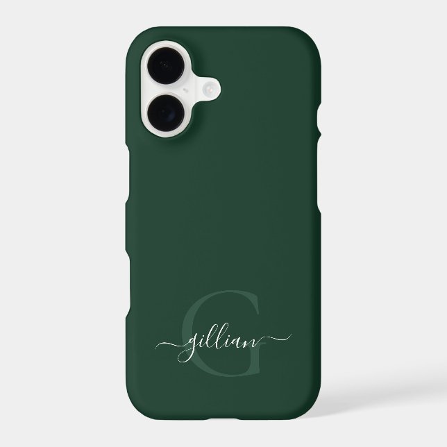 Personalized Monogram Case-Mate iPhone Case (Verso)