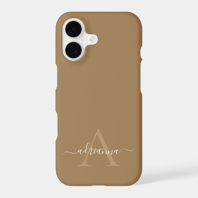 Personalized Monogram Case-Mate iPhone Case (Back)
