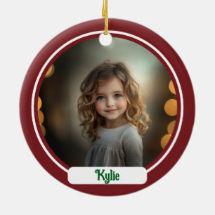Personalized Monogram Christmas Ornament