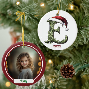  Personalized Monogram Christmas Ornament