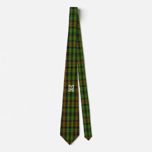 Personalized Monogram Clan Cockburn Tartan Tie