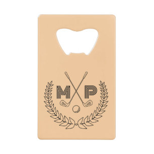 Personalized Monogram Credit Card Bottle Opener