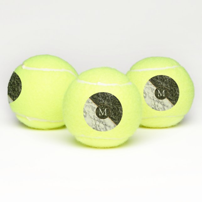 Personalized Monogram Custom Letter Tennis Balls (Multi)