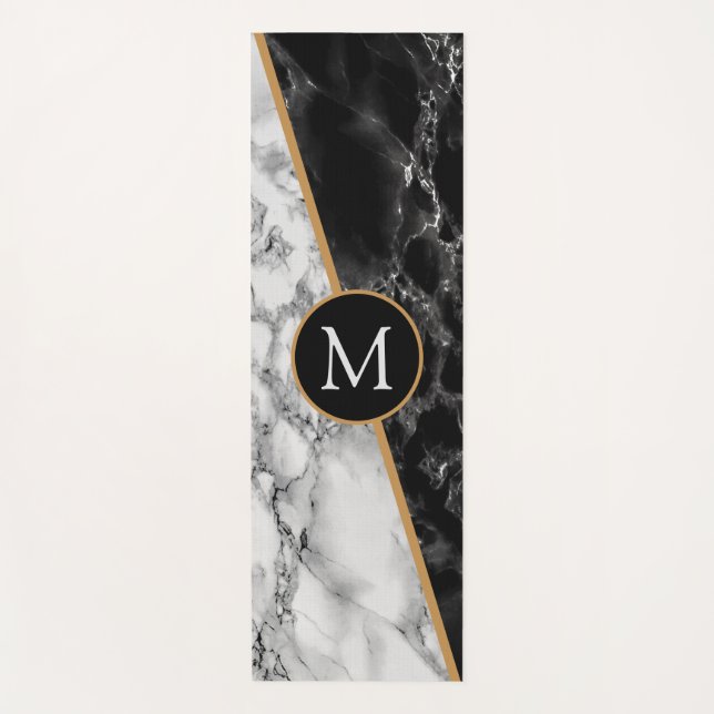 Personalized Monogram Custom Your Letter Yoga Mat (Front)