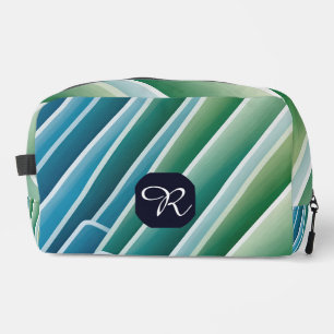 Personalized Monogram Dopp Kit – Blue Green