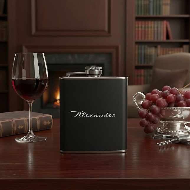 Personalized monogram drink flask gift for men (Creator Uploaded)