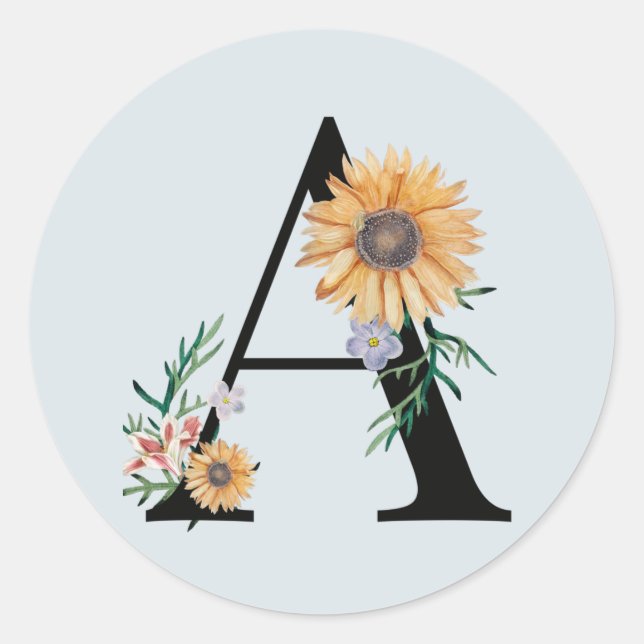 Personalized Monogram Envelope Seal (Front)