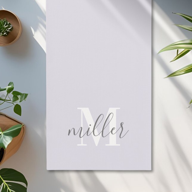 Personalized Monogram Family Name Yoga Mat (Creator Uploaded)