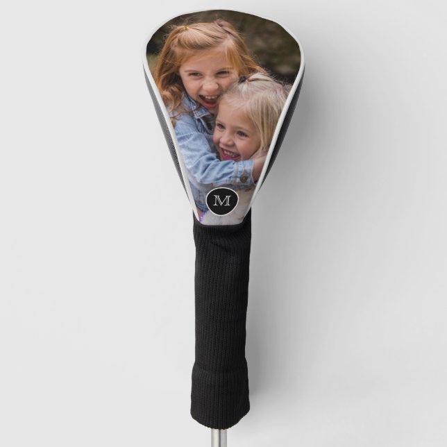 Personalized Monogram Family Photo Golf Head Cover (Front)