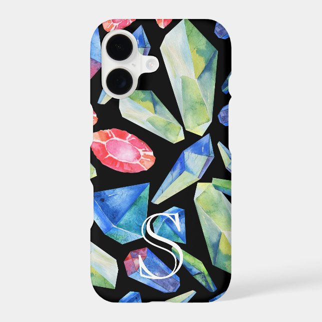 Personalized Monogram Gems Pattern (Back)