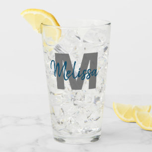 Personalized Monogram Glass