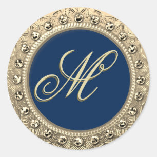 Personalized Monogram Gold Seal