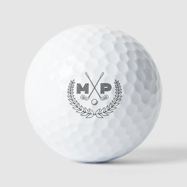 Personalized Monogram Golf Balls (Front)