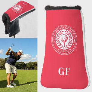 Personalized Monogram Golf Club Name Red Golf Head Cover