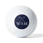 Personalized Monogram Golf Clubs Navy Blue