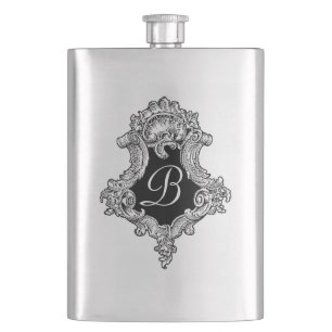 Personalized Monogram Initial Hip Flask