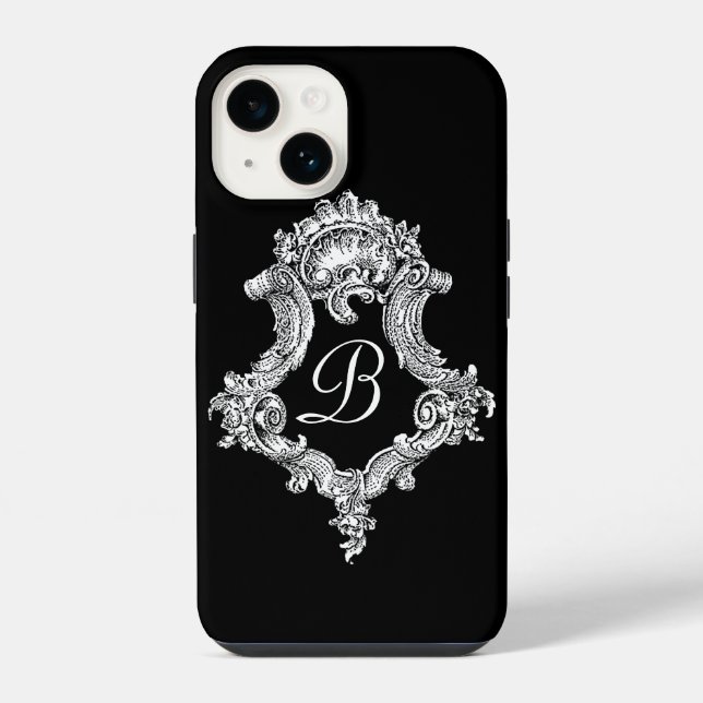 Personalized Monogram Initial iPhone Case (Back)