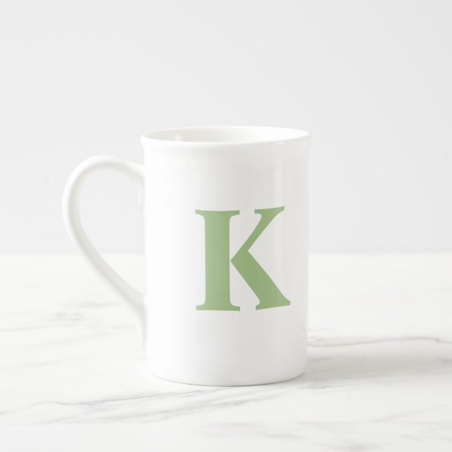 Personalized Monogram Initial Mug (Left)