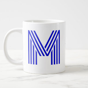 Personalized Monogram Initial & Name   Large Jumbo Coffee Mug