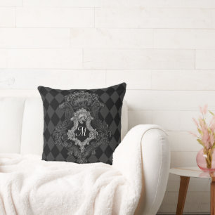 Personalized Monogram Initial Throw Pillow