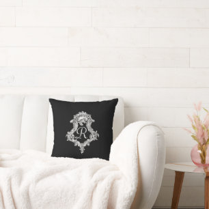 Personalized Monogram Initial Throw Pillow