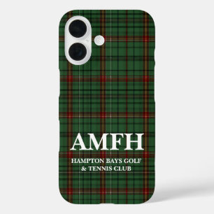 Personalized Monogram iPhone Case Golf Enthusiasts