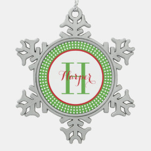 Personalized Monogram Keepsake Ornament