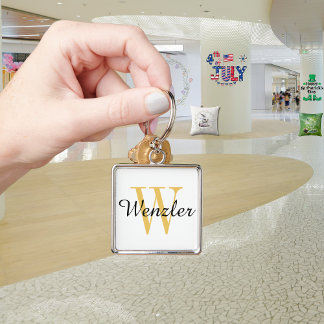 Personalized Monogram Keychain
