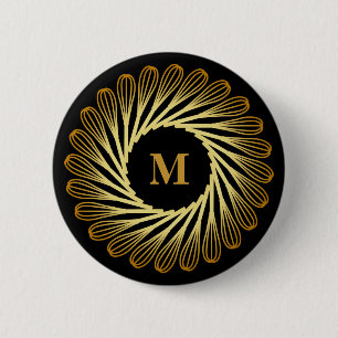 Personalized Monogram Kitchen Baking Lover 2 Inch Round Button