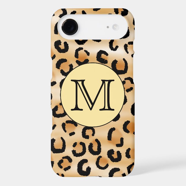 Personalized Monogram Leopard Print Pattern. Case-Mate Samsung Galaxy Case (Back)