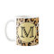 Personalized Monogram Leopard Print Pattern.