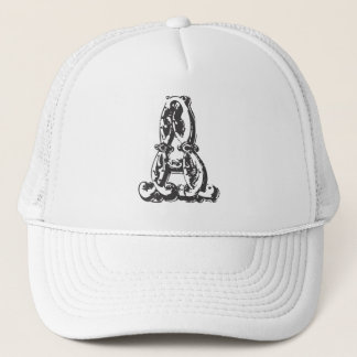 Personalized Monogram Letter A Baseball Hat