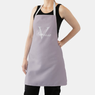 Personalized Monogram Letter/Name Lavender Apron