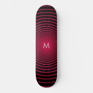 Personalized Monogram Letter Skateboard Your Colou