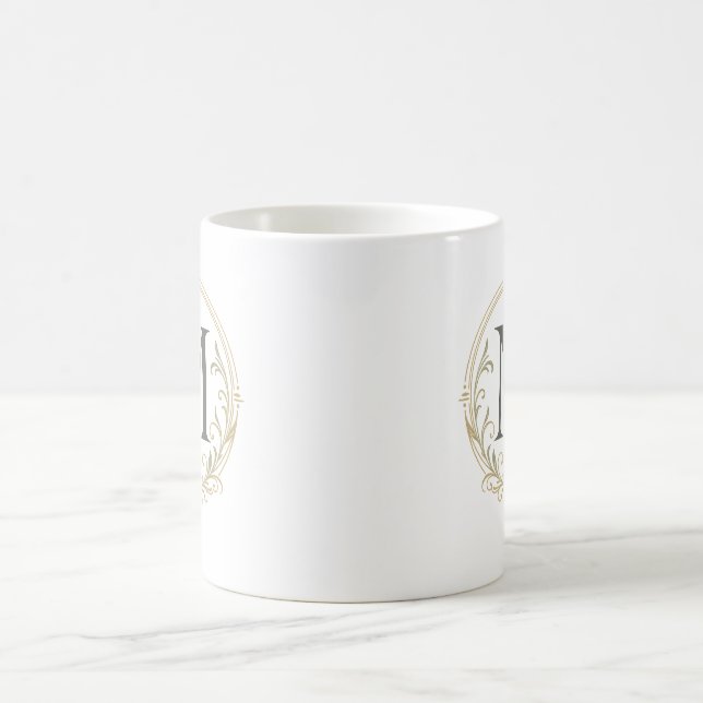 personalized monogram mug  (Center)