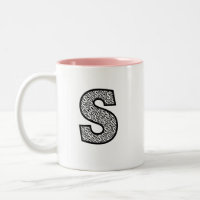 Personalized Monogram Mug Minimalist Letter O Pat