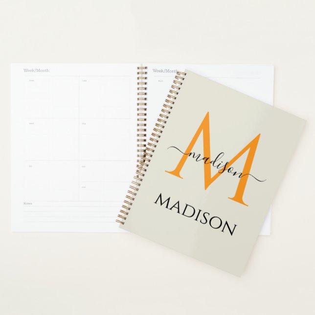 Personalized Monogram & Name  (Devant avec enveloppe)